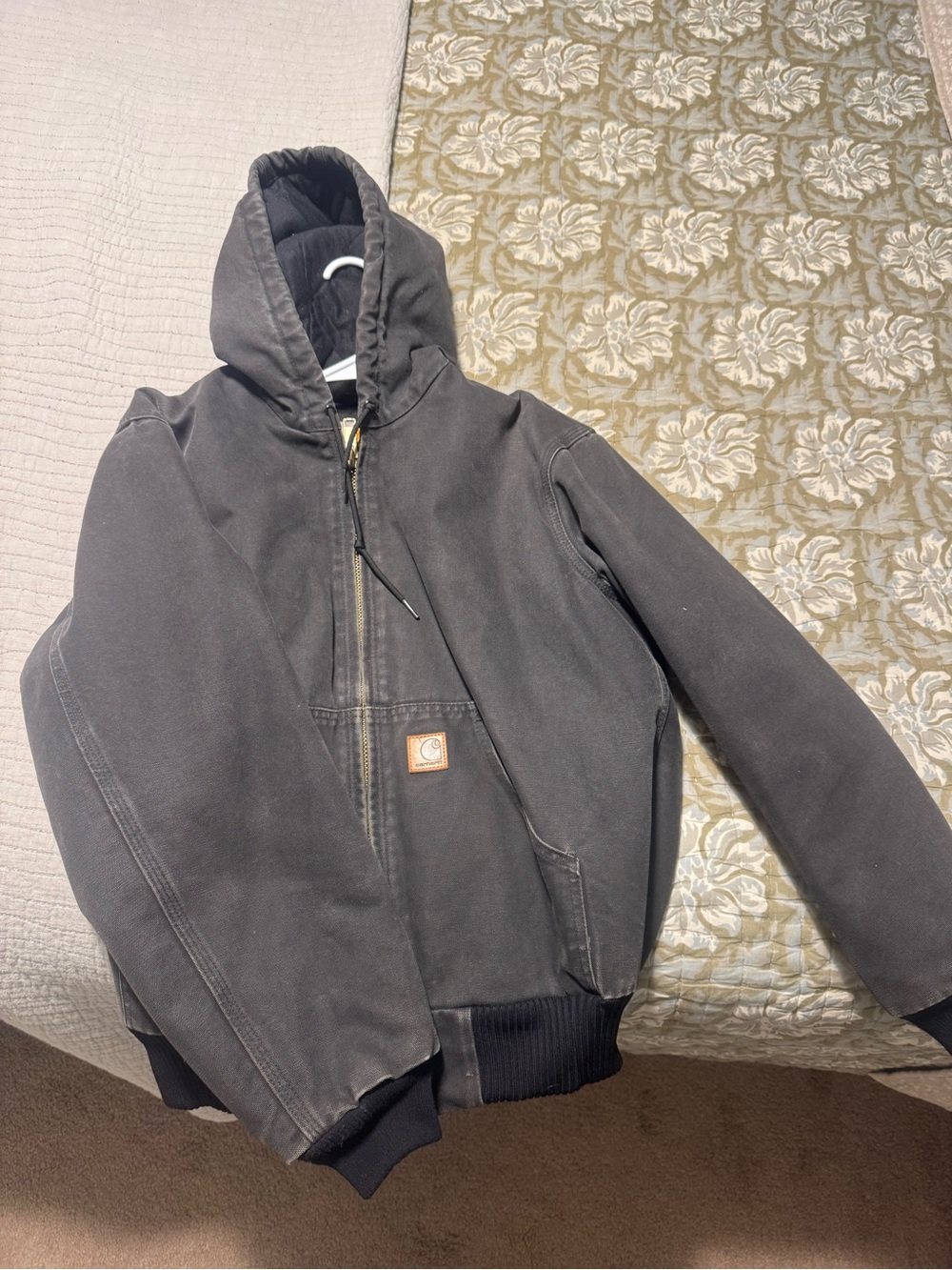 Carhartt Women’s Black Hooded Work Jacket